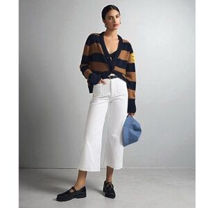 Anthropologie Pilcro the Skipper Cropped Wide Leg Jeans